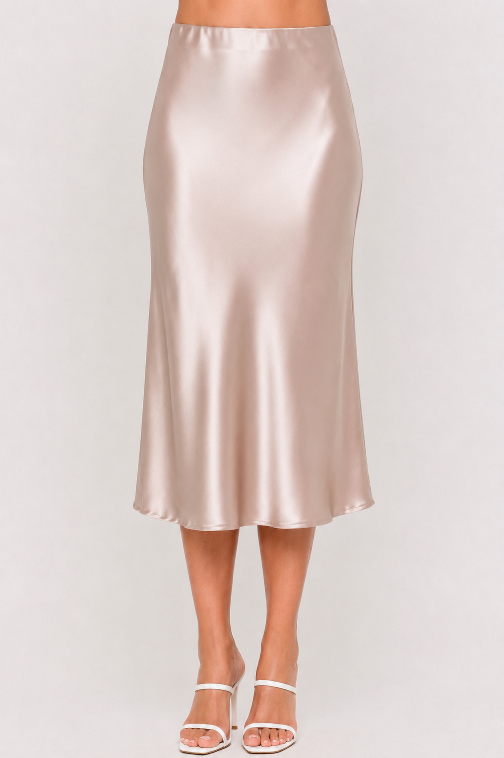 Champagne Midi Skirt