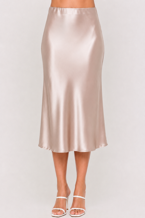 Champagne Midi Skirt