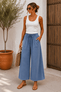 Capri Lounge Pants (Dusty Blue)