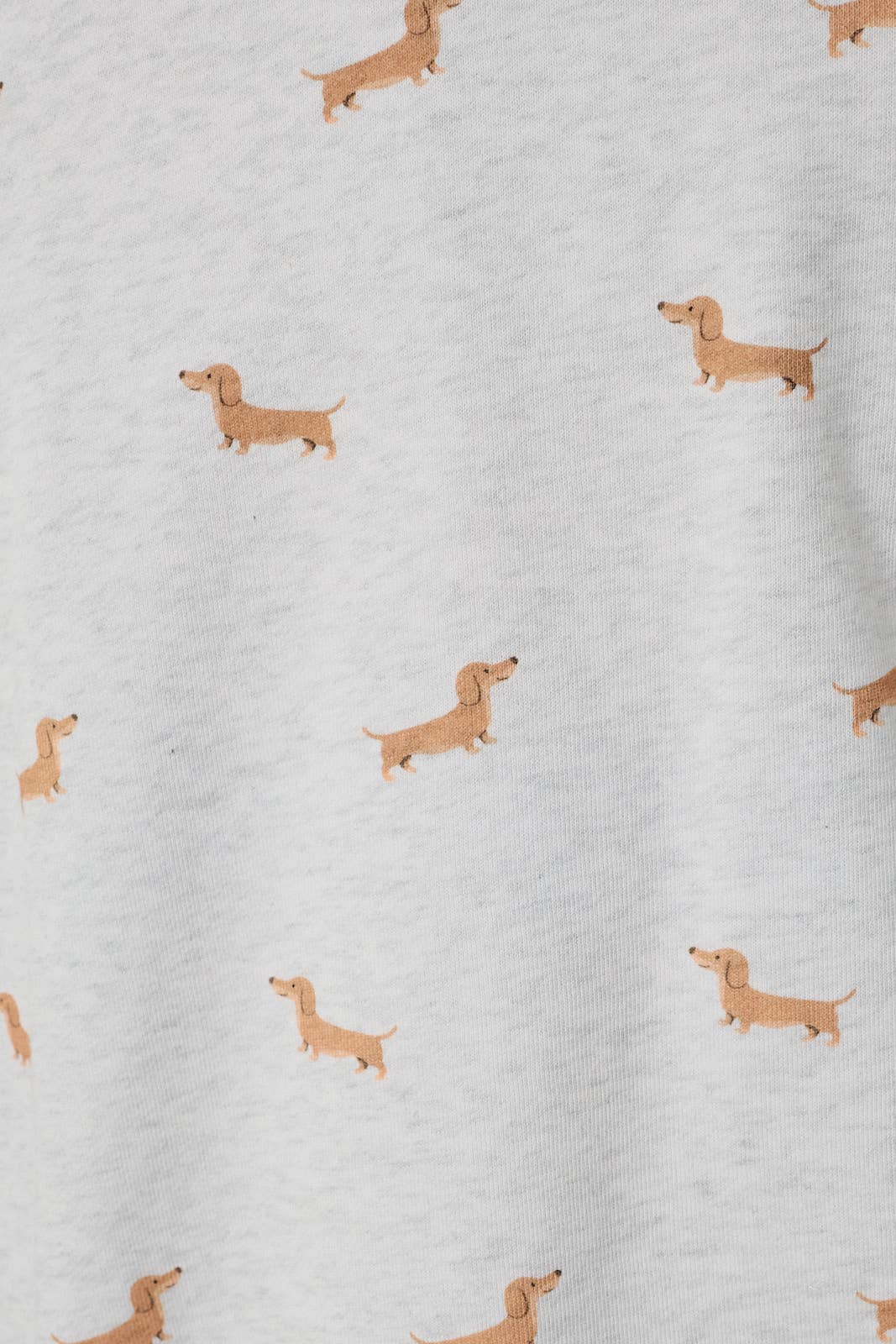 Round Neck Long Sleeve Dog Print Sweatshirt
